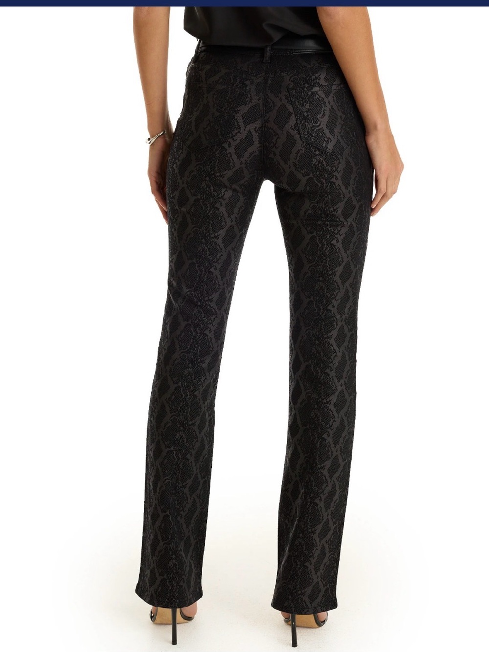 Noli Python-Print Coated Pant NEW - Picture 3 of 5